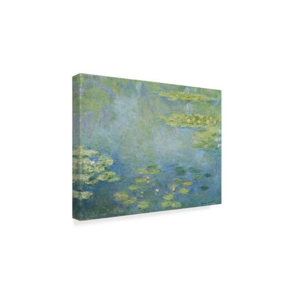 Claude Monet 'Waterlilies' Canvas Art,35x47